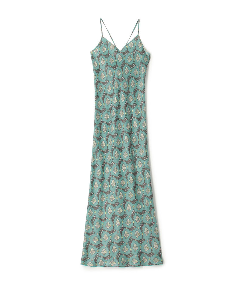 ポリエステルプリント キャミソールドレス