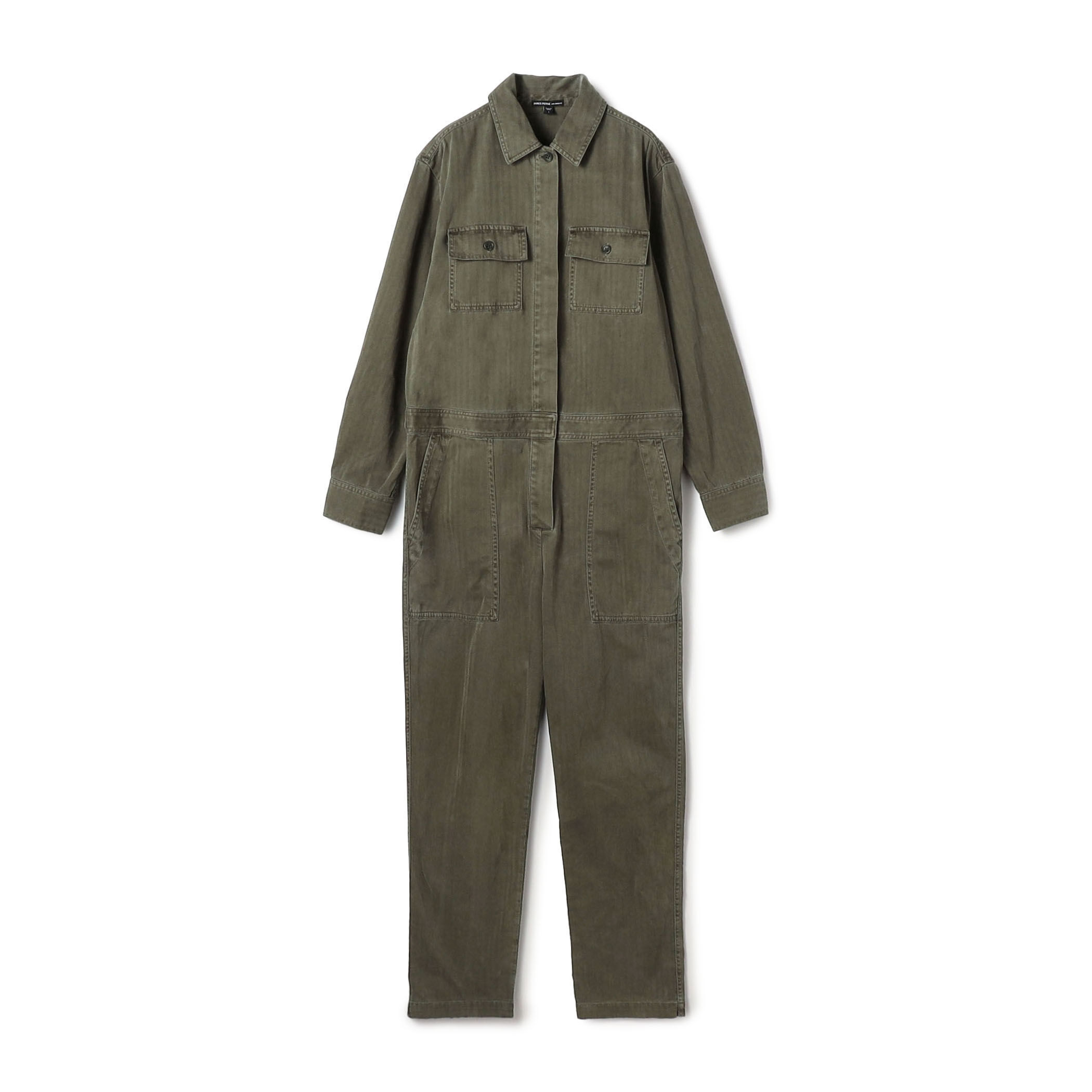 ストレッチヘリンボーン ジャンプスーツ WHBS6963｜トゥモローランド