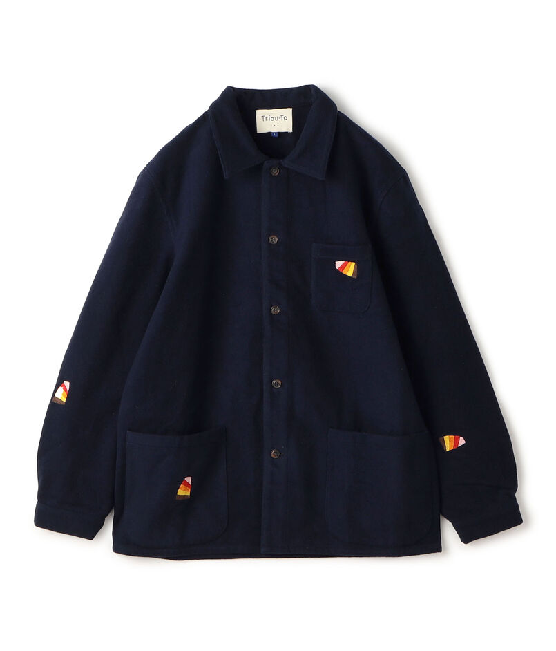 新品 Embroidery Shirt by もっての外 Julien Villevoye