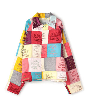 BODE SWING DANCE JACKET パッチワークブルゾン