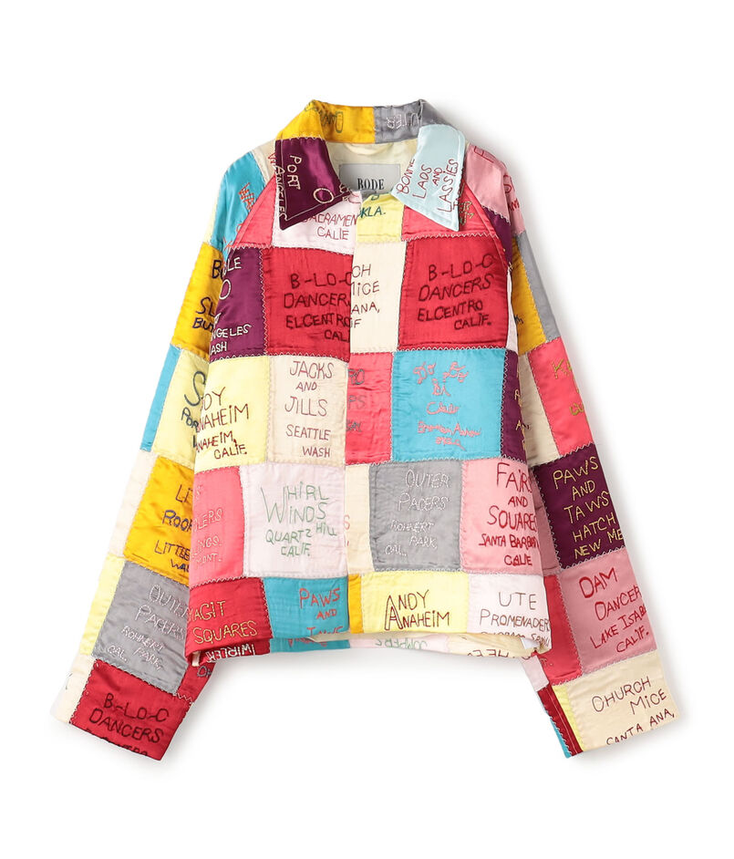 BODE SWING DANCE JACKET パッチワークブルゾン