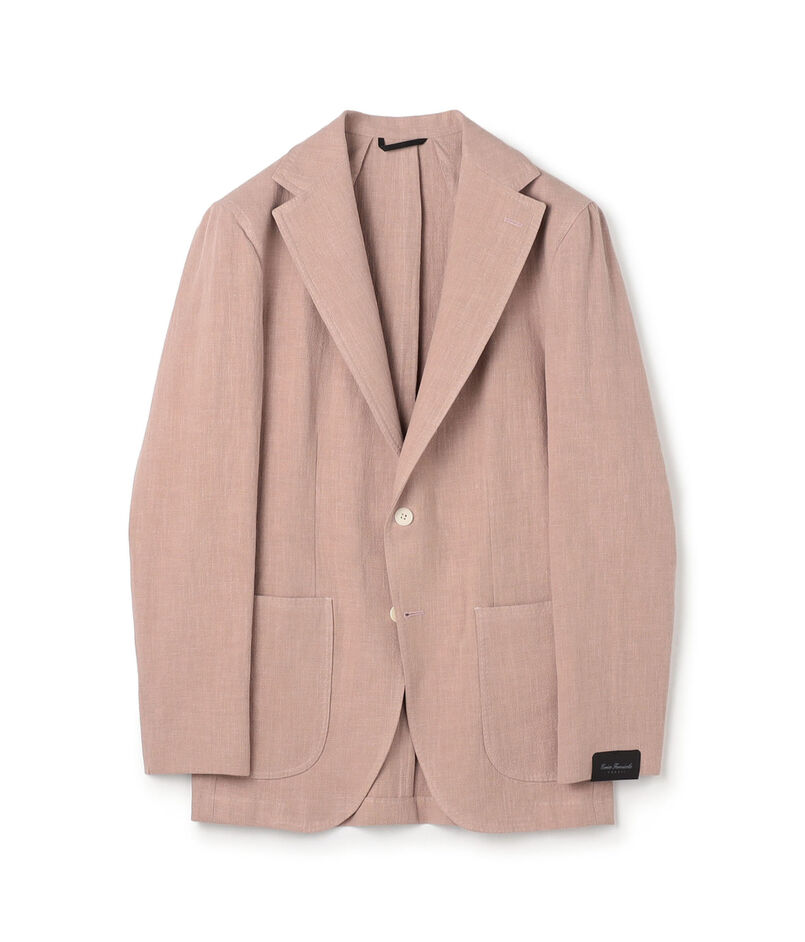 ERRICO FORMICOLA リネンコットン シングルブレステッド2Bジャケット