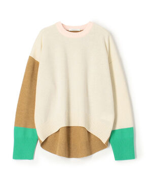 ■NZ LAMB 9G クルーネックプルオーバー