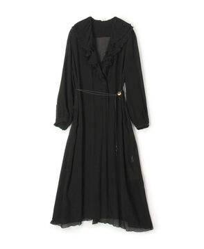 クレープデシン ロングワンピース