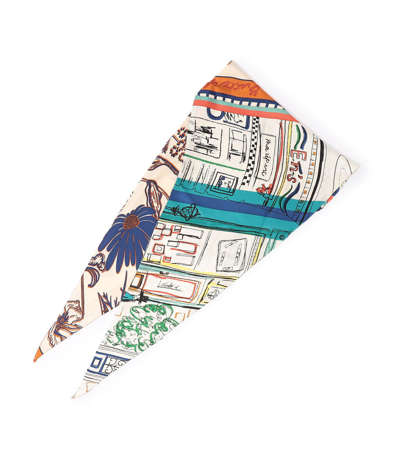 manipuri FLORA シルクスカーフ