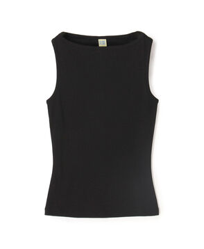 FLORE FLORE TIMMI TANK ボートネック タンクトップ