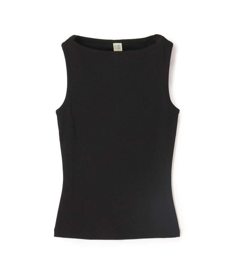FLORE FLORE TIMMI TANK ボートネック タンクトップ