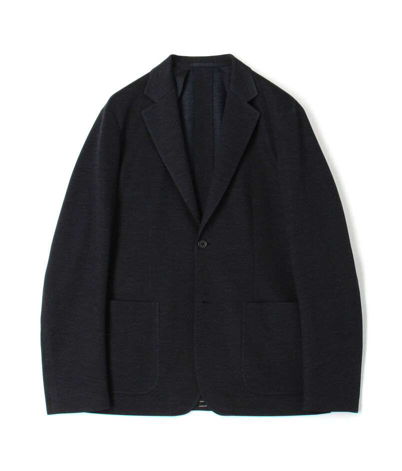 Ramie Polyester single-breasted 2B jacket