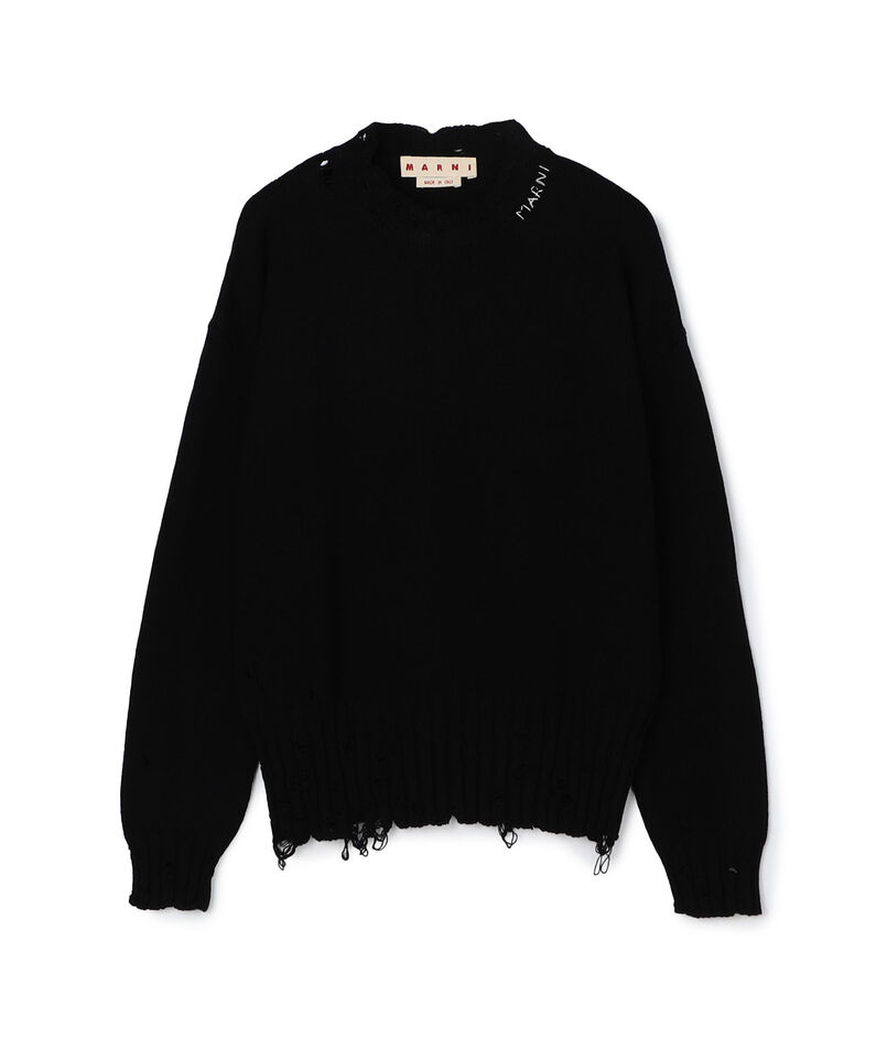 MARNI コットン クルーネック プルオーバー