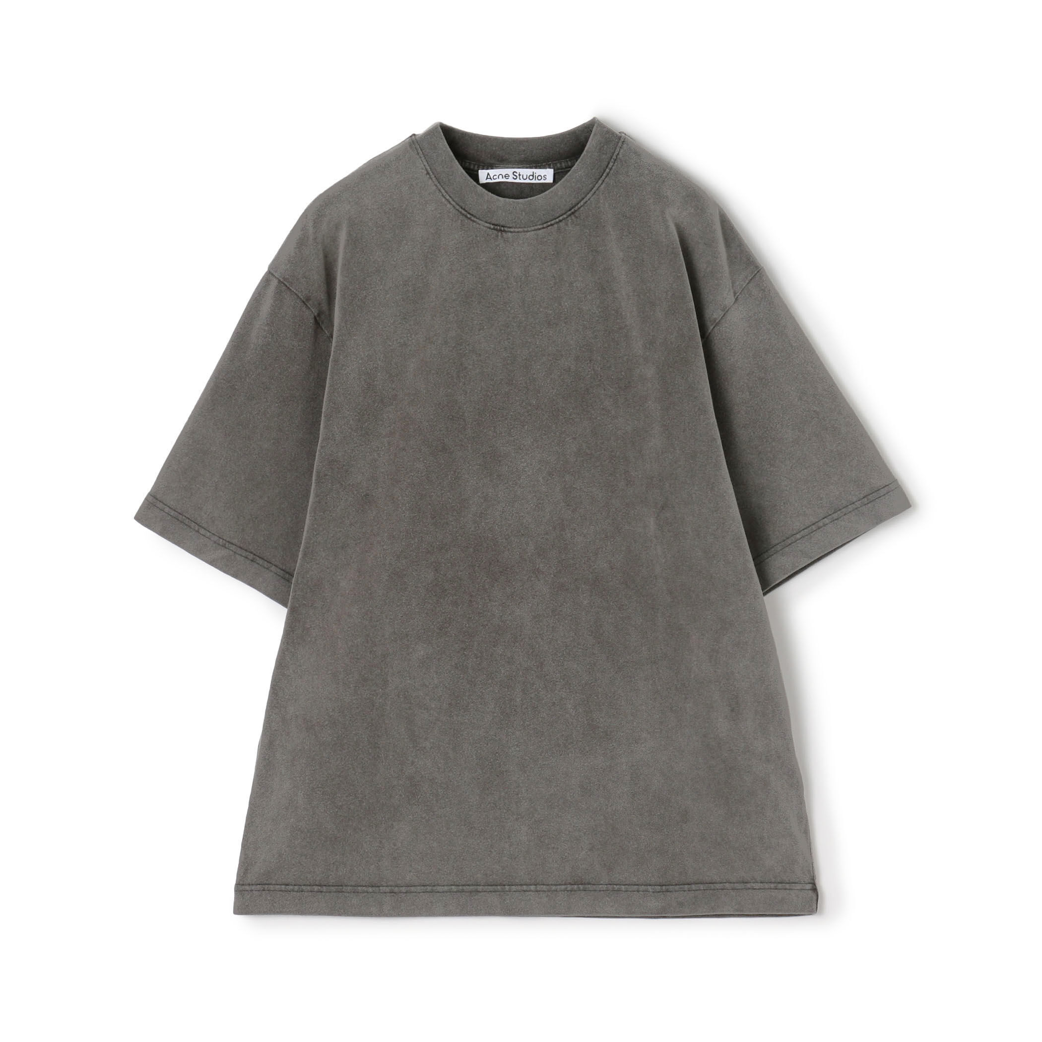 Acne Studios エクスフォード ボウ ロゴ Tシャツ グレー ロゴ Acne Studios - Logo T-Shirt in Pearl Grey – Stoy