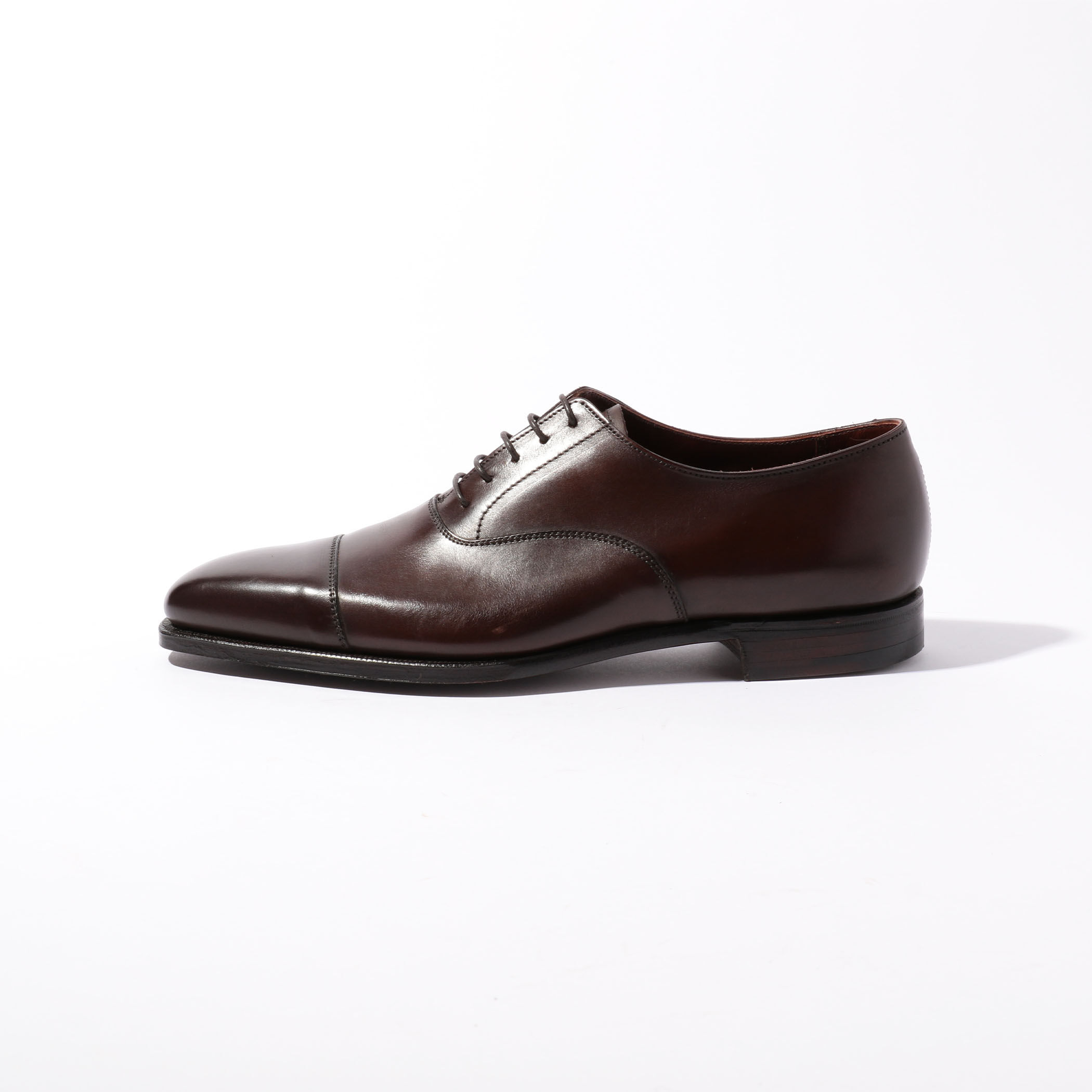 Crockett&Jones Wilton カーフ ストレートチップ レザーシューズ