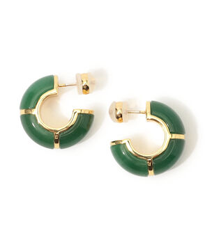 Lizzie Fortunato ZELLIGE HOOPS ピアス