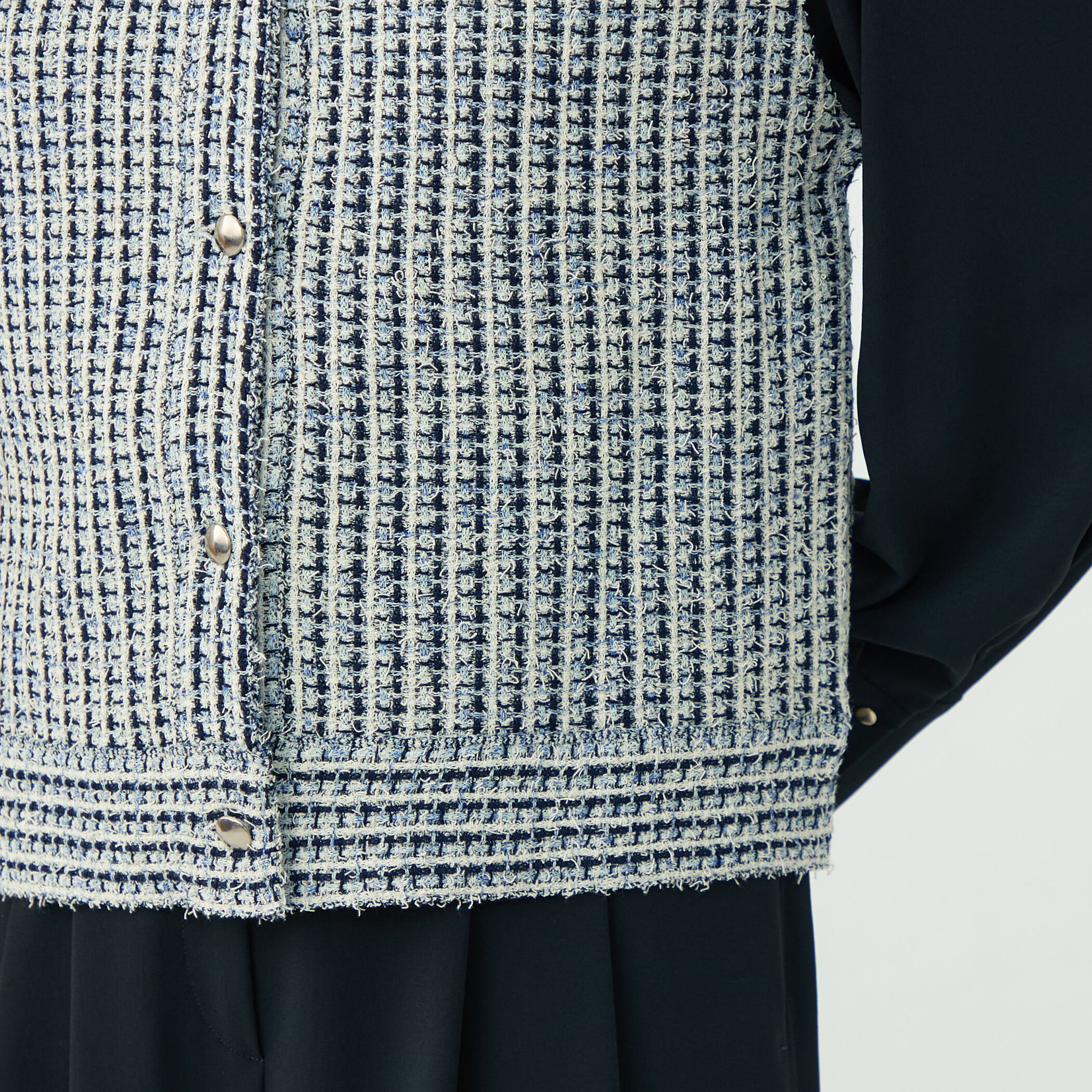 ミックスツイード ショートベスト｜トゥモローランド 公式通販