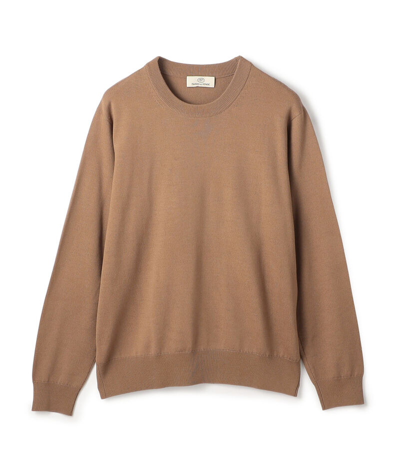 キャッシュウール クルーネックプルオーバー