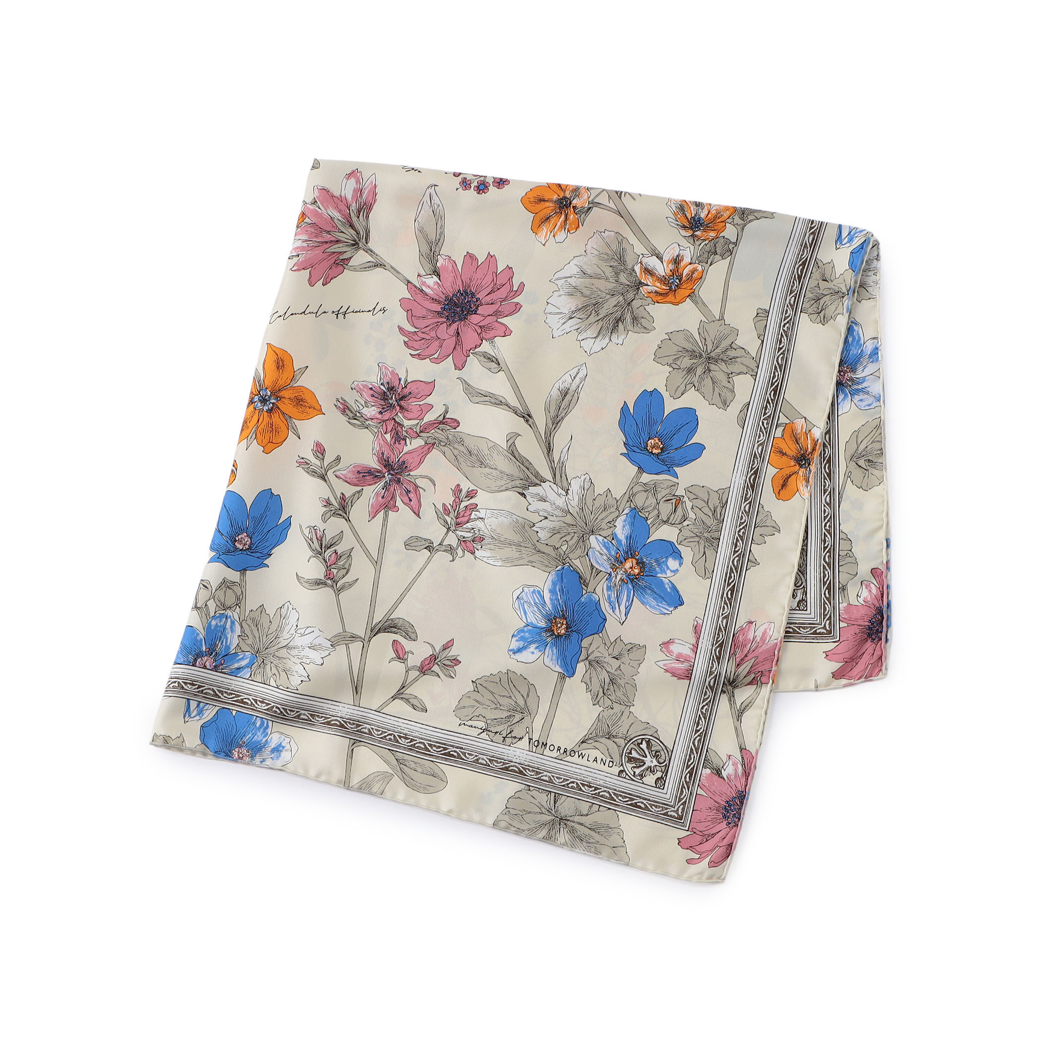 manipuri FLOWER シルクスカーフ｜トゥモローランド 公式通販