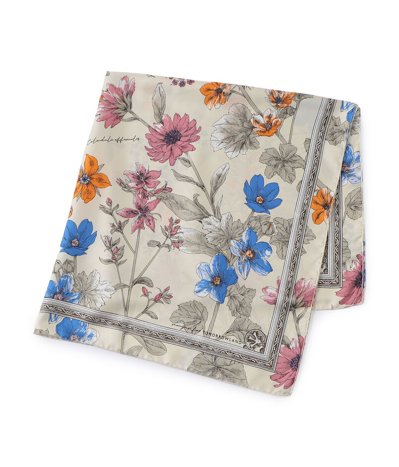 manipuri FLOWER シルクスカーフ