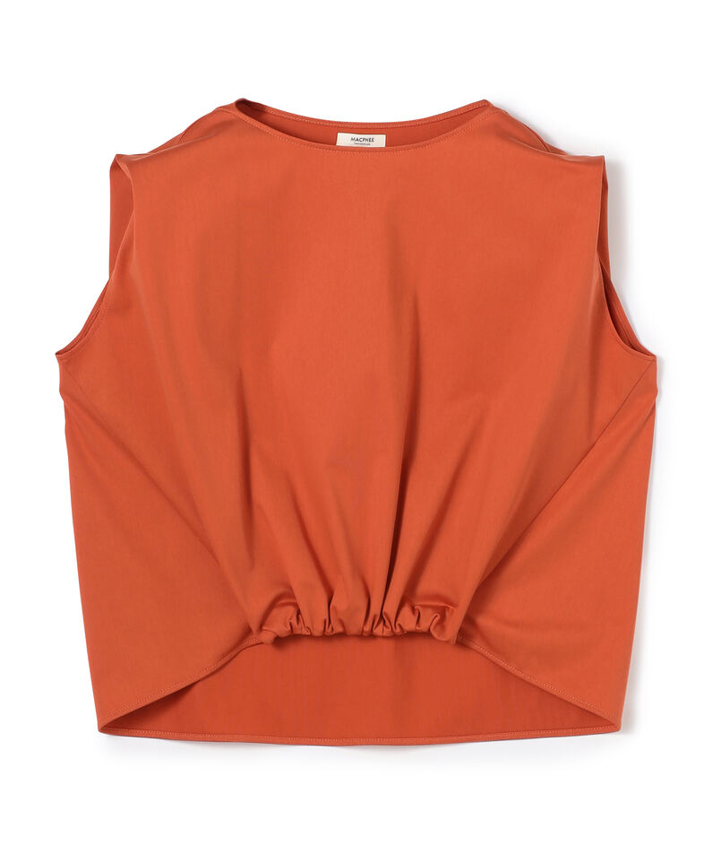 トリコットジャージー タックギャザープルオーバー