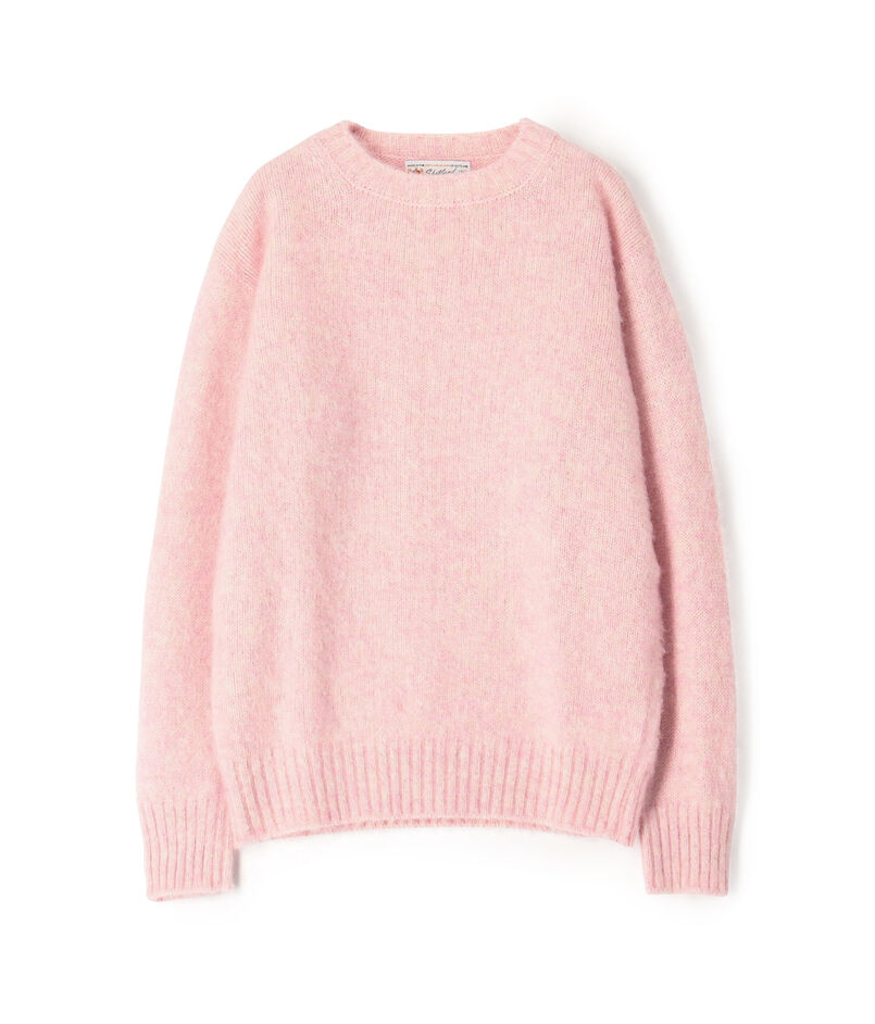 SHETLAND WOOLLEN Co. CREW NECK PULLOVER