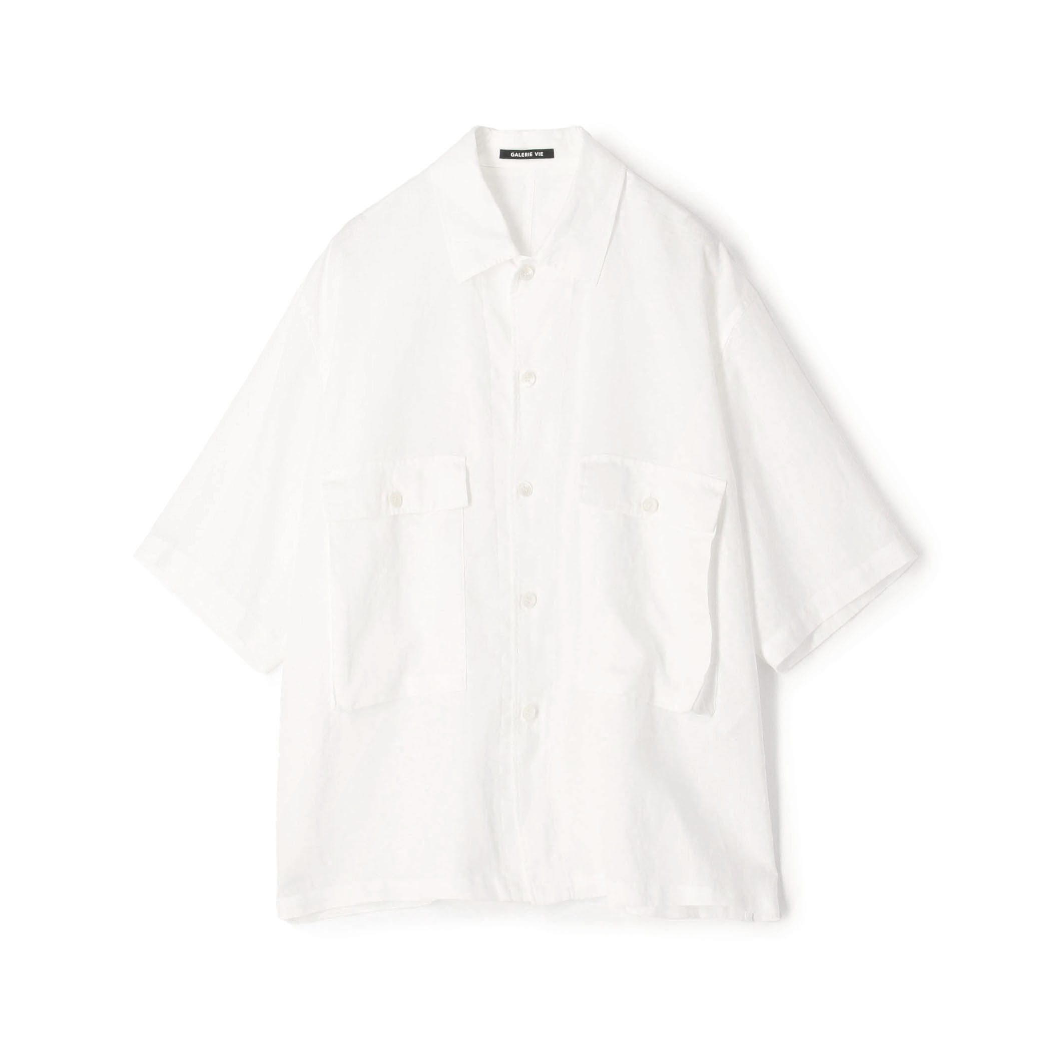 入荷now 安全 リネンポプリン 公式通販 サファリシャツ｜トゥモローランド トップス