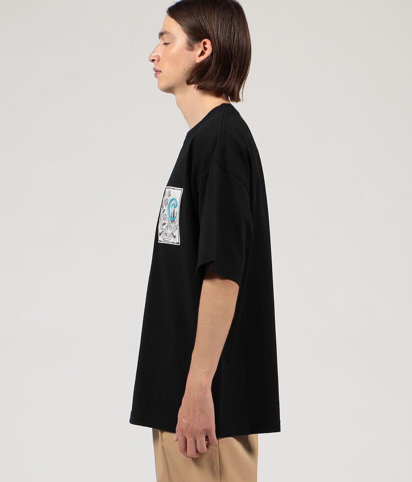CABaN ドライスビンコットン IBIZA プリントTシャツ CABaN ドライスビンコットン IBIZA プリントTシャツ
