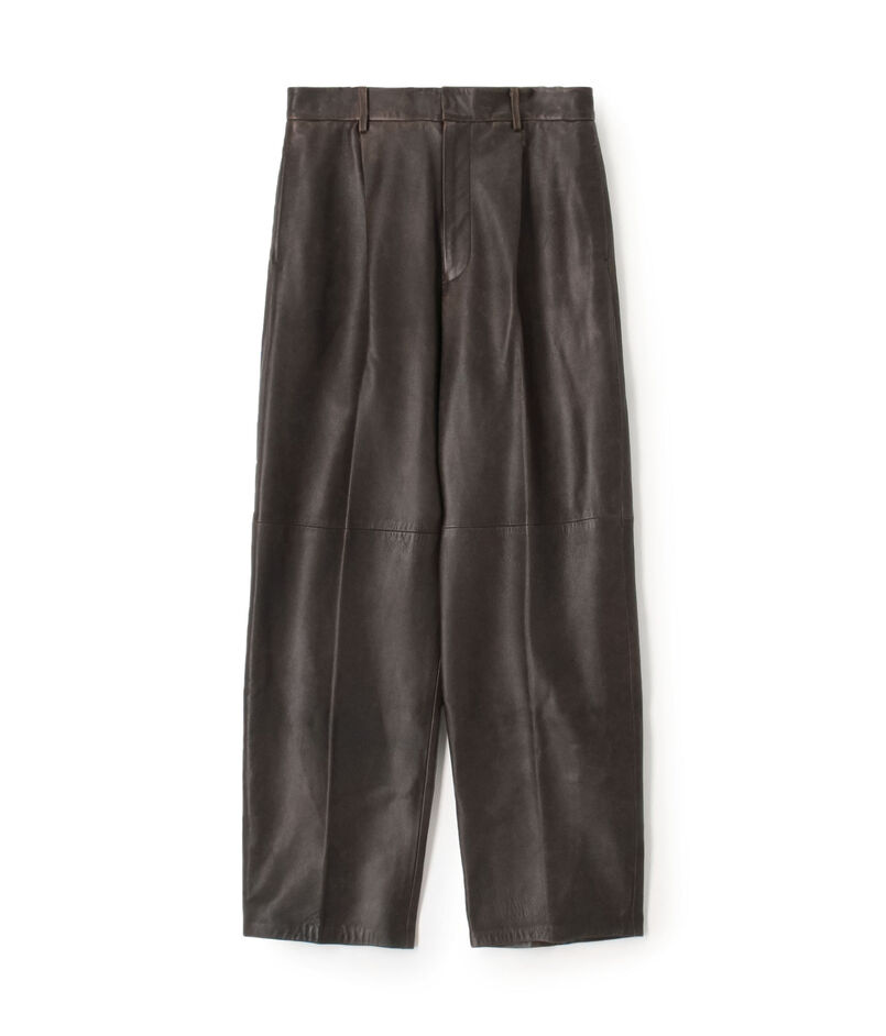 クラッシュレザー スラックス