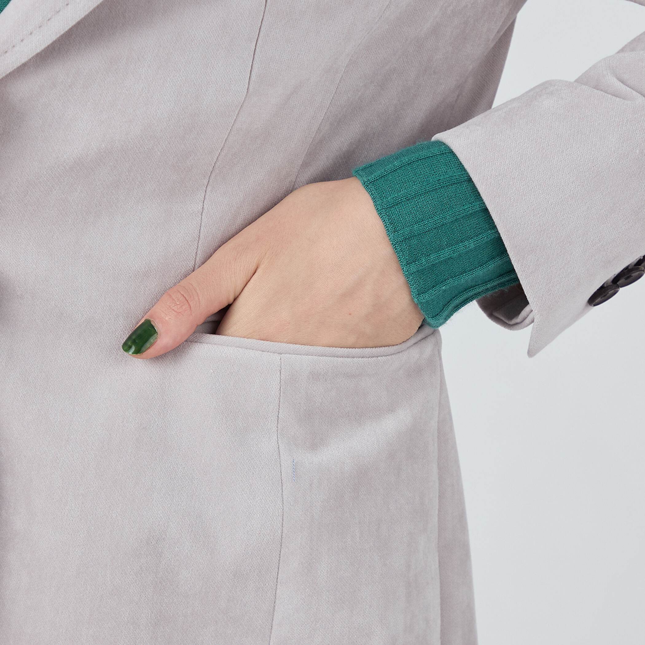 ベッチンシャンブレー ノッチドカラージャケット｜トゥモローランド