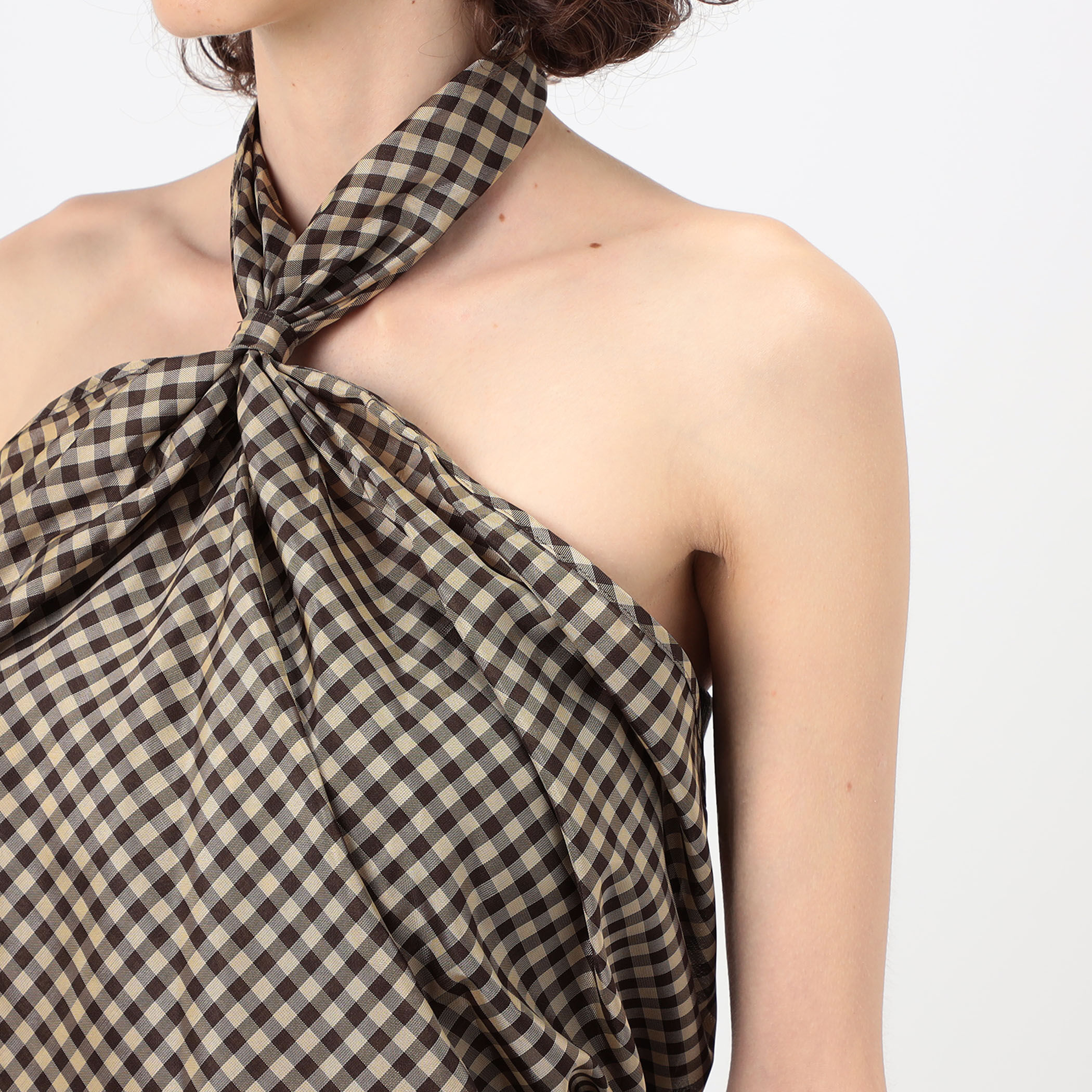 TELMA Checked Scarf トップス｜トゥモローランド 公式サイト