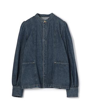 【WEB先行予約】ライトウェイトデニム パフスリーブブルゾン