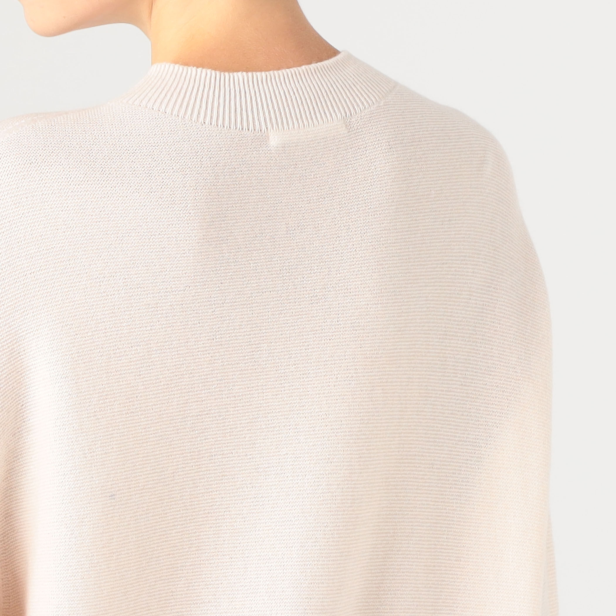 GALERIE VIE カシミヤコットンビルドネックプルオーバー GALERIE VIE（ギャルリー ヴィー）の「カシミヤコットン ビルド