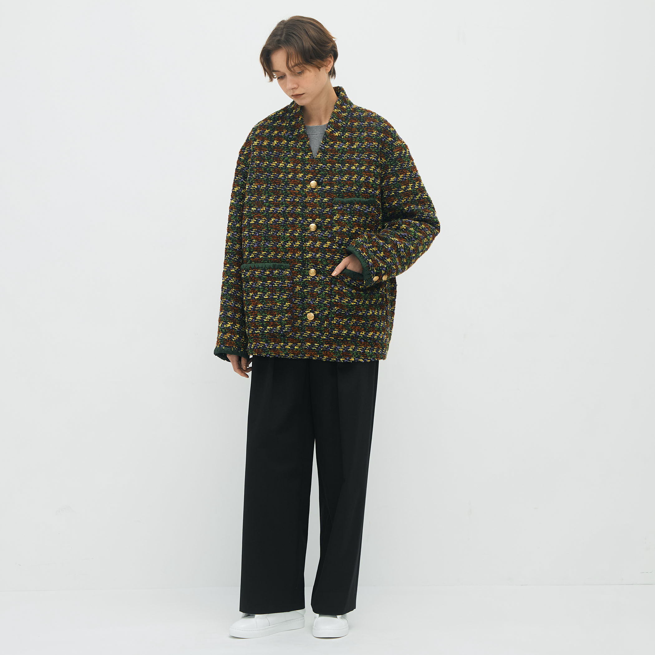 CABaN LADY JANE ノーカラージャケット｜トゥモローランド 公式通販