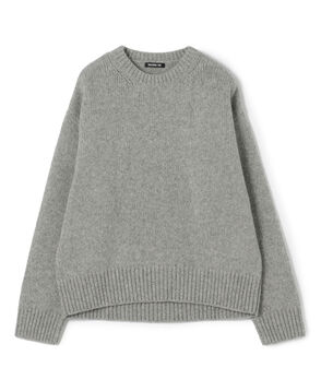 ファインウール クルーネックプルオーバー
