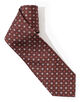 ERRICO FORMICOLA シルク プリント小紋柄ネクタイ