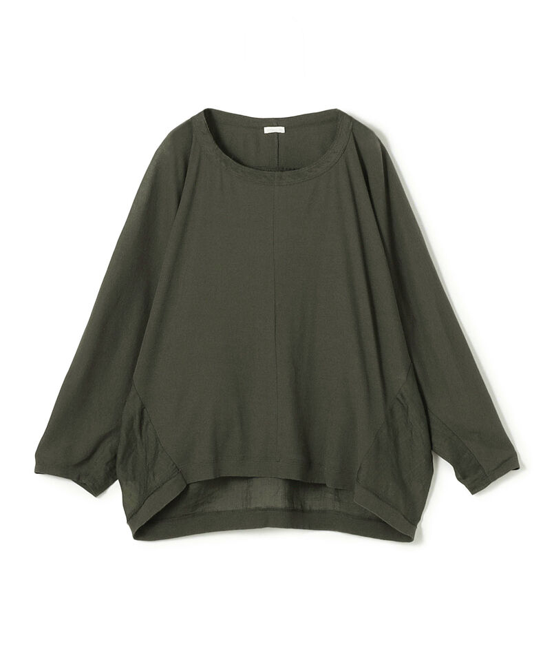 コットンガーゼフライス ドルマンスリーブプルオーバー
