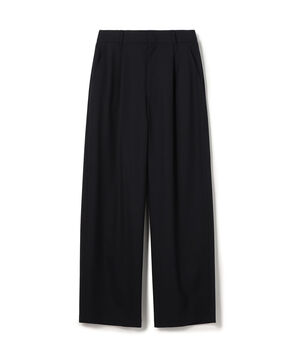 クレープウールストレッチ ストレートパンツ