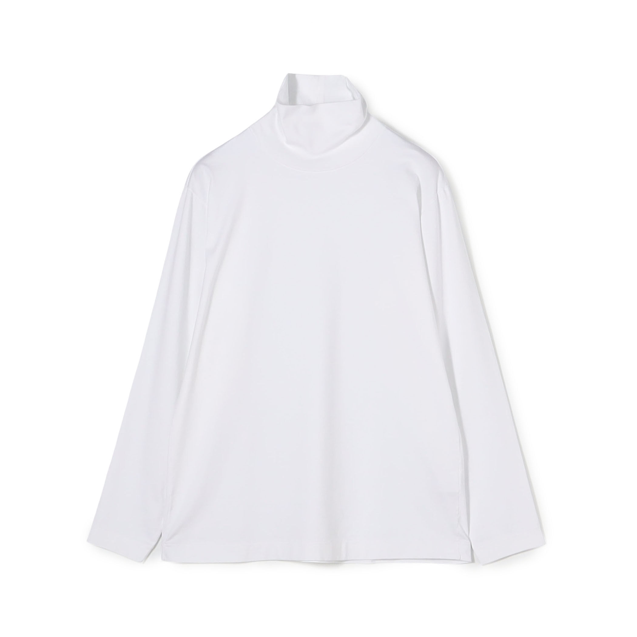 60/3スビンコットン タートルネック ロングスリーブカットソー