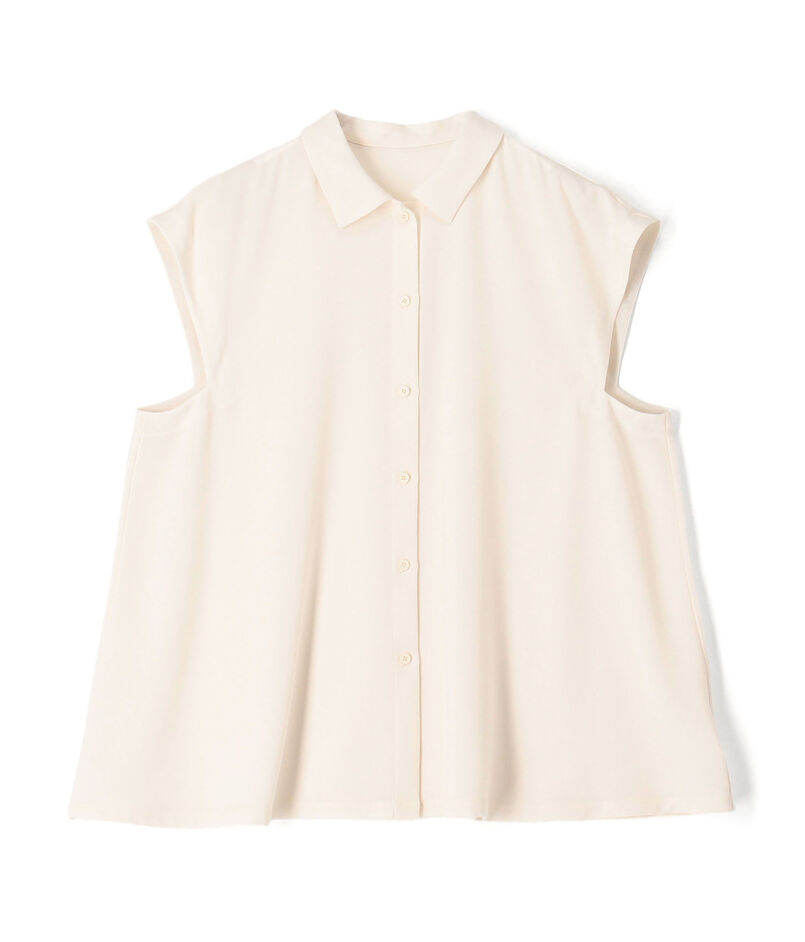 【WEB先行予約】ジャージーライクジョーゼット フレアブラウス