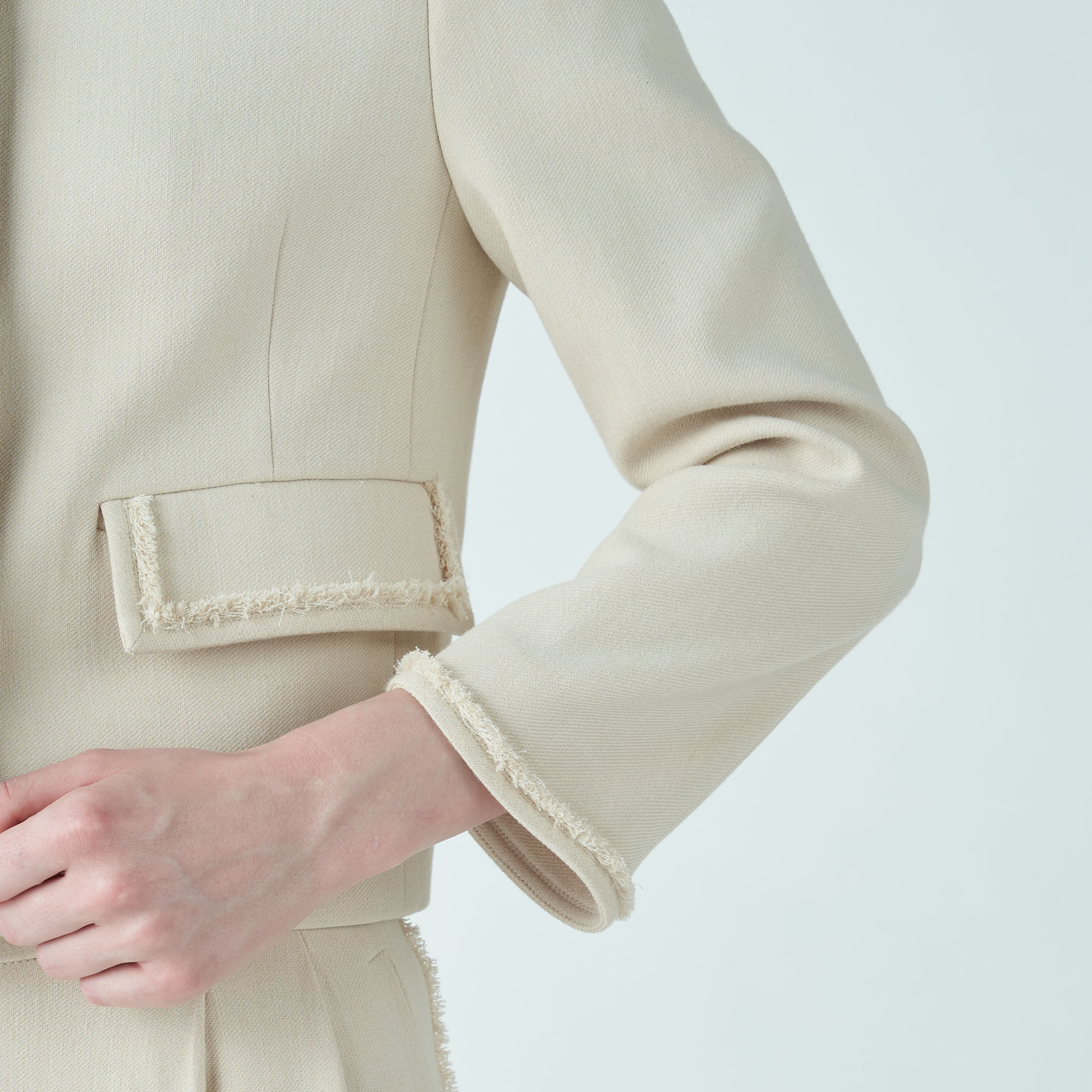 美品　Ballsey ダブルクロス　クルーネックブラウス　ライトピンク　36 Ballsey 30％OFF ボールジィ TOMORROWLAND トゥモローランド 11