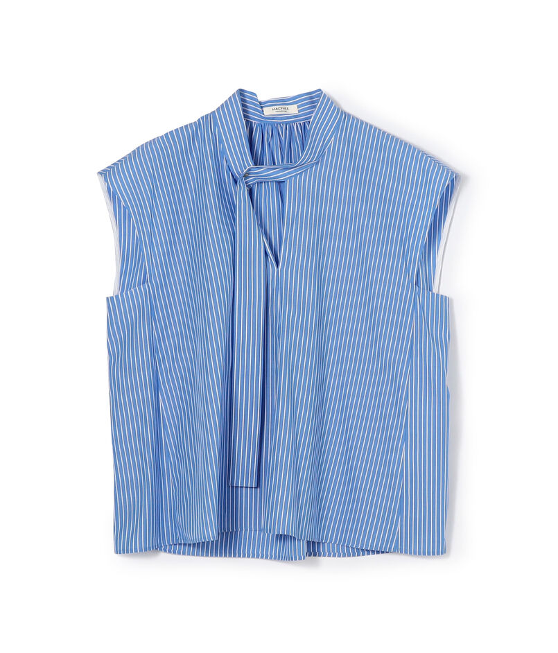 【WEB先行予約】コットンブロード タイブラウス