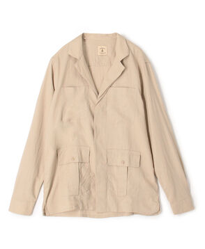 【別注】GUY ROVER リネンレーヨン サファリシャツ