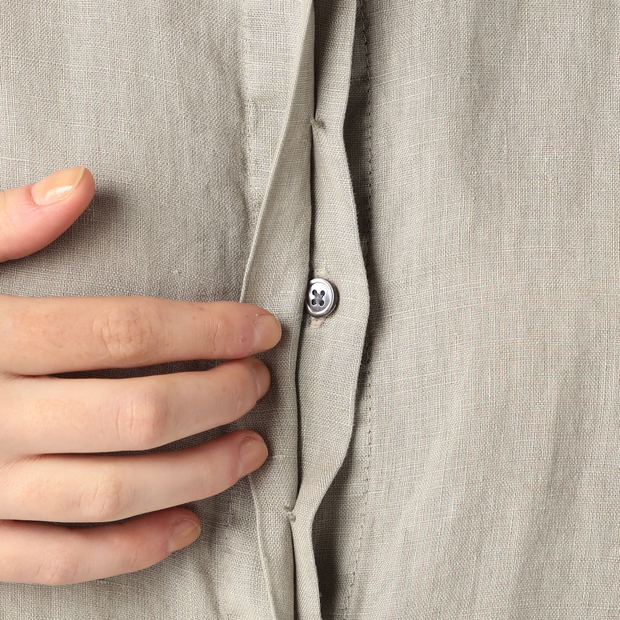 ライトウェイトリネン ハーフスリーブシャツ WKO3818