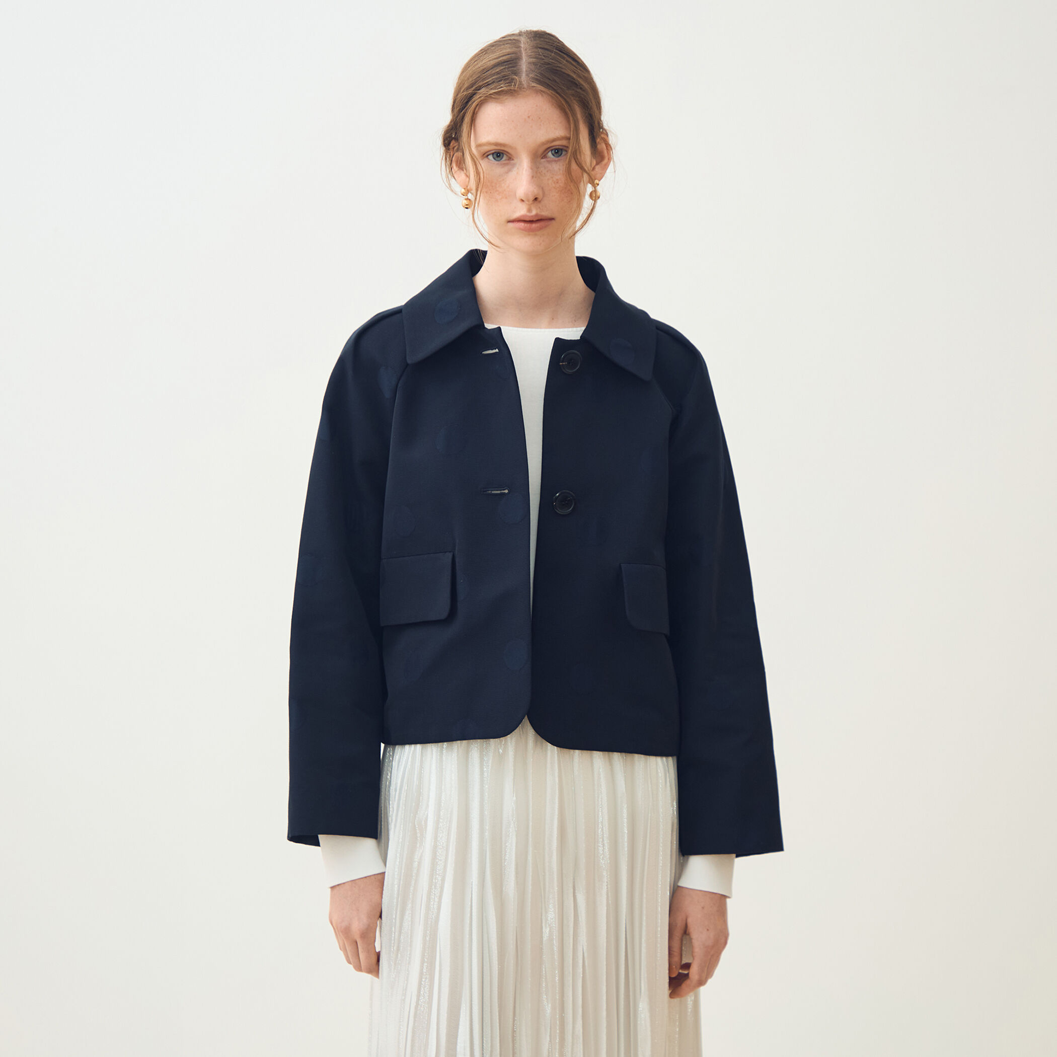 グログランドット ショートジャケット｜トゥモローランド 公式通販