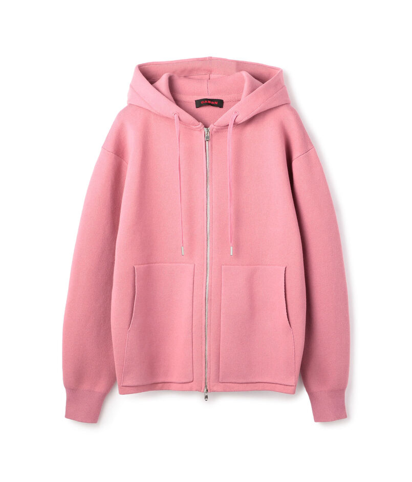 CABaN コットンカシミヤ ジップパーカ