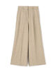 メランジカルゼ タックワイドパンツ