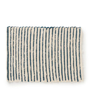 パイルストライプバスマット 50cm&times;70cm