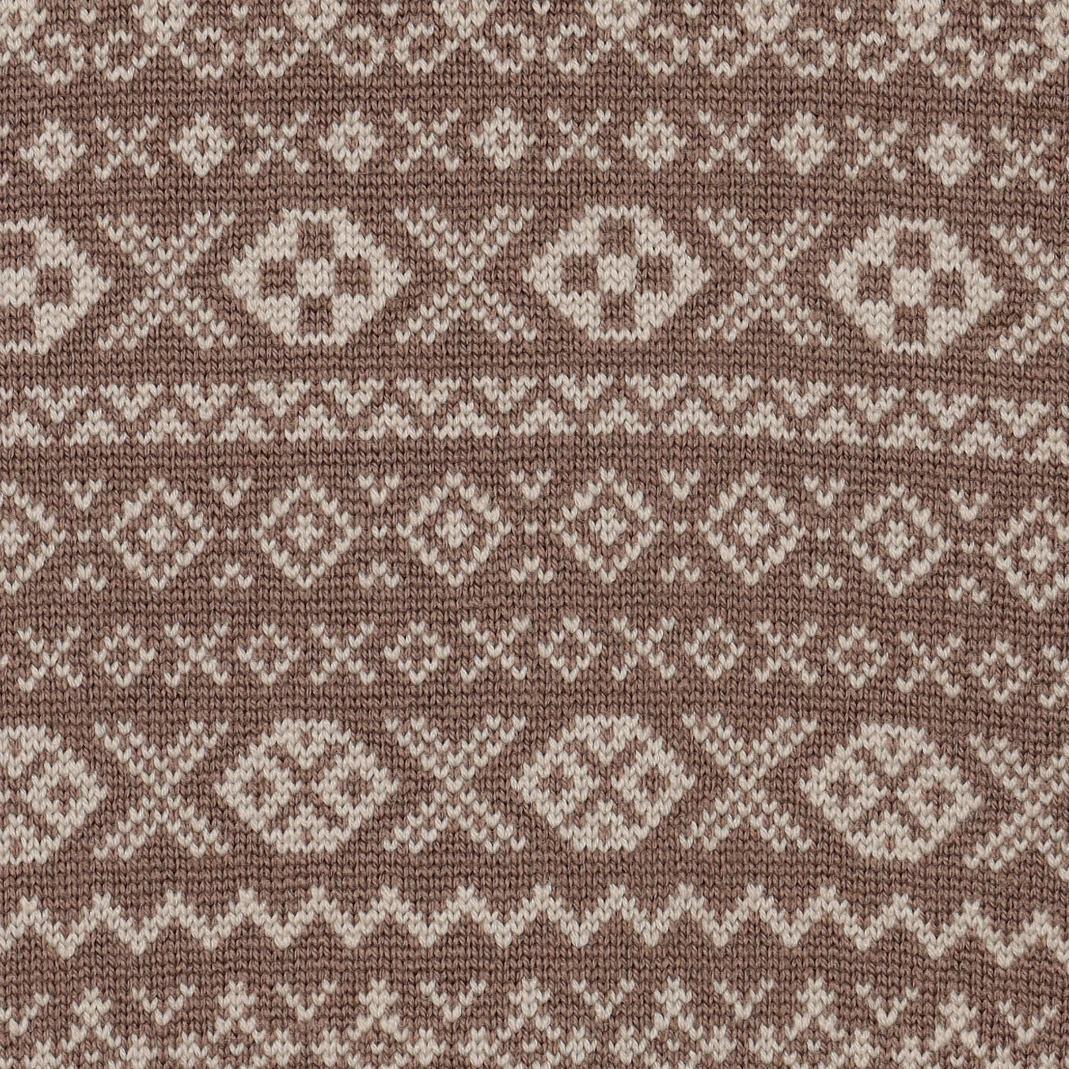 ウールカシミヤ フェアアイル クルーネックプルオーバー ニットベスト