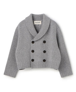 ダブルフェイス ダブルブレストカーディガン