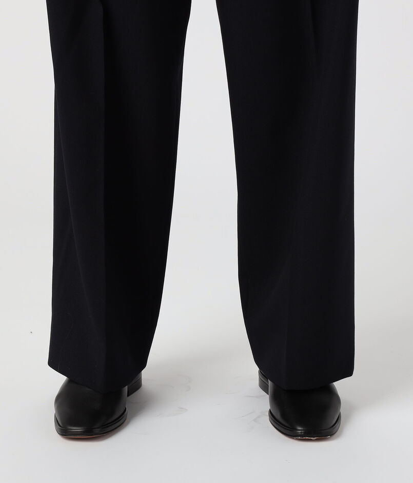 TOMORROWLAND .B ウールオックス 2タッククロップドパンツ  