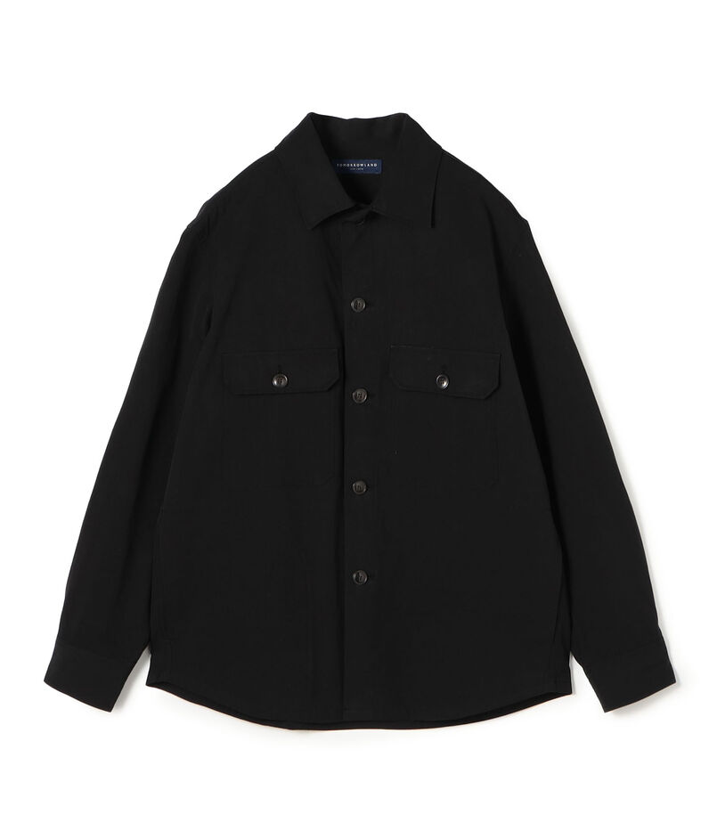 ■80/2スーピマコットン ダブルポケットシャツブルゾン BORGHI