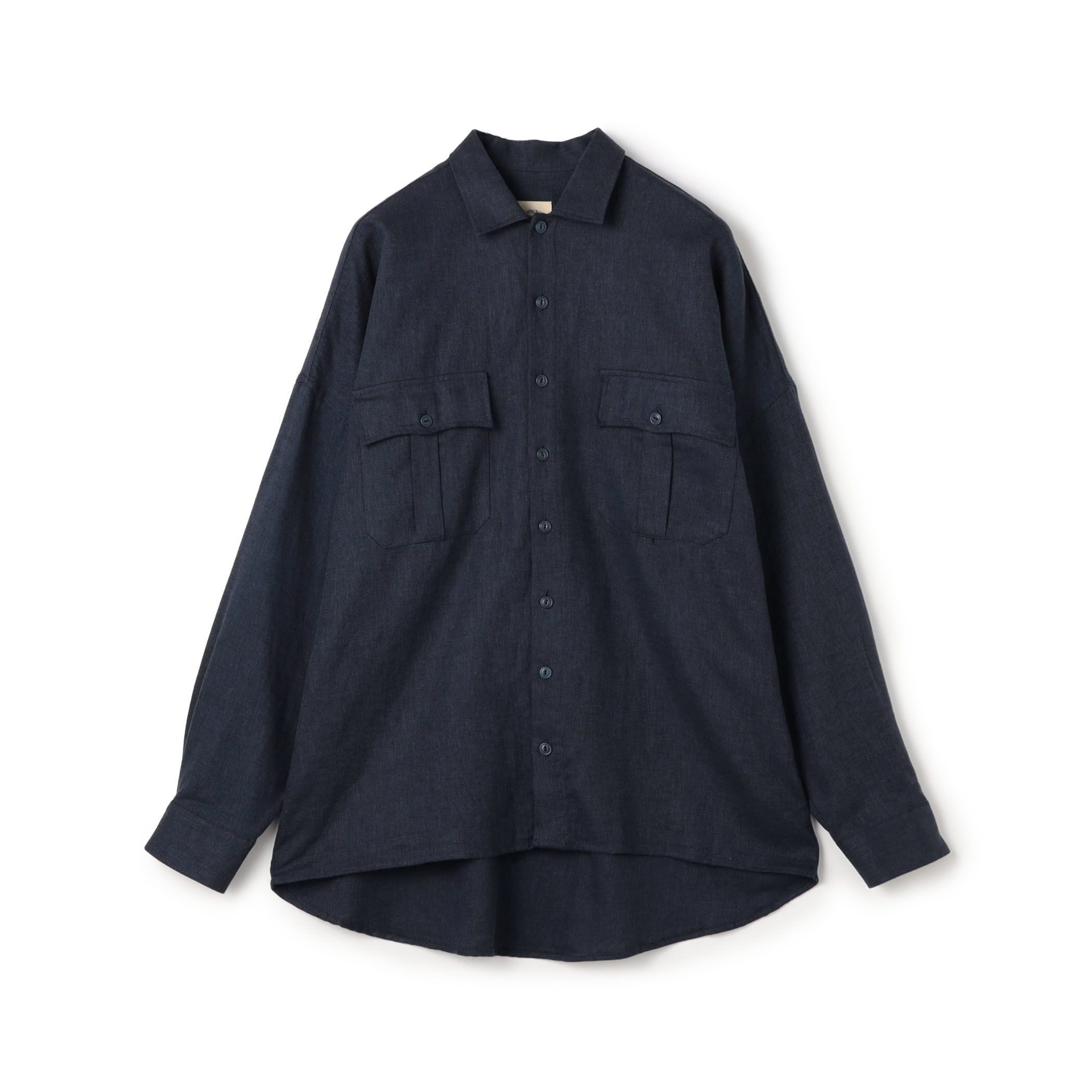 別注】GUY ROVER リネンコットン オーバーシャツ｜トゥモローランド