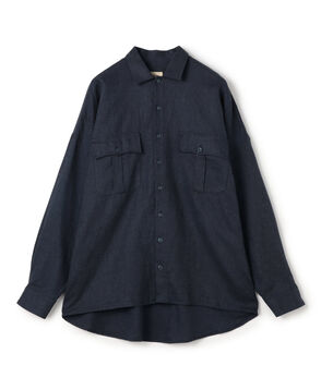 【別注】GUY ROVER リネンコットン オーバーシャツ
